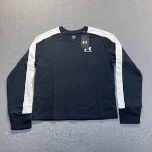 Under Armour Women's‎ Top Long Sleeve Crew neck  Small Black,Cotton  New